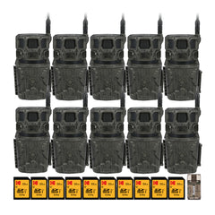 Stealth Cam Revolver Pro 3.0 Trail Camera (10-Pack) Bundle with Memory Card