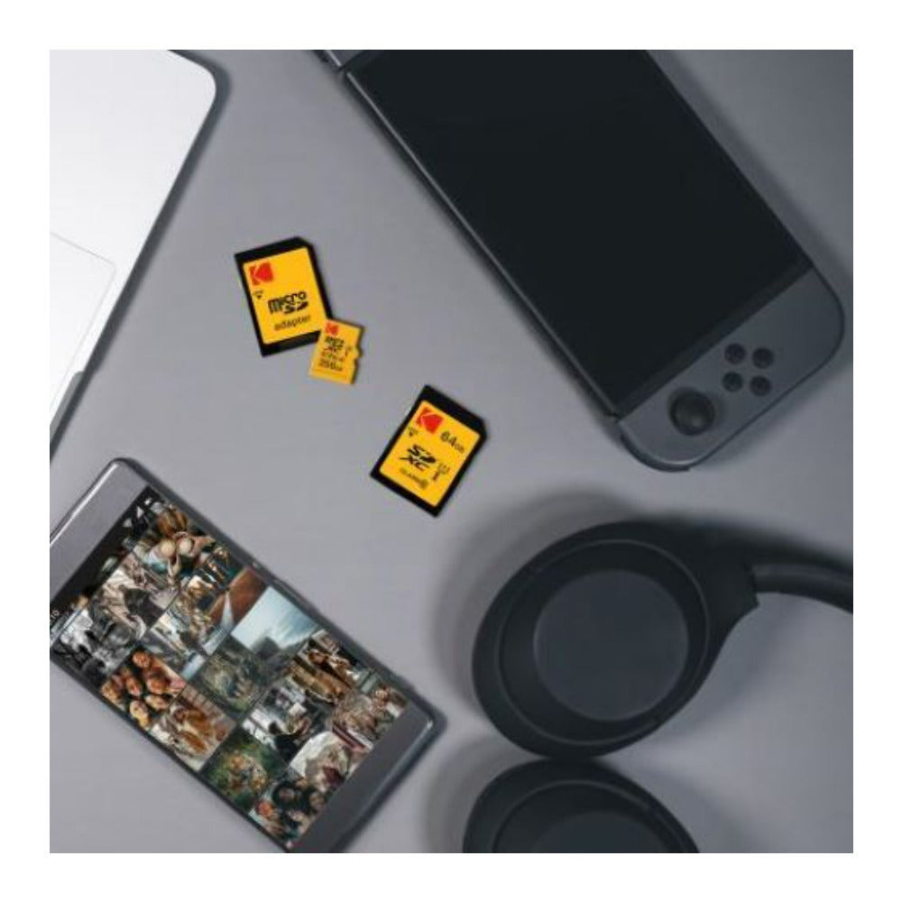 Kodak 128GB Class 10 UHS-1 U3 V30 A1 MicroSD Memory Card