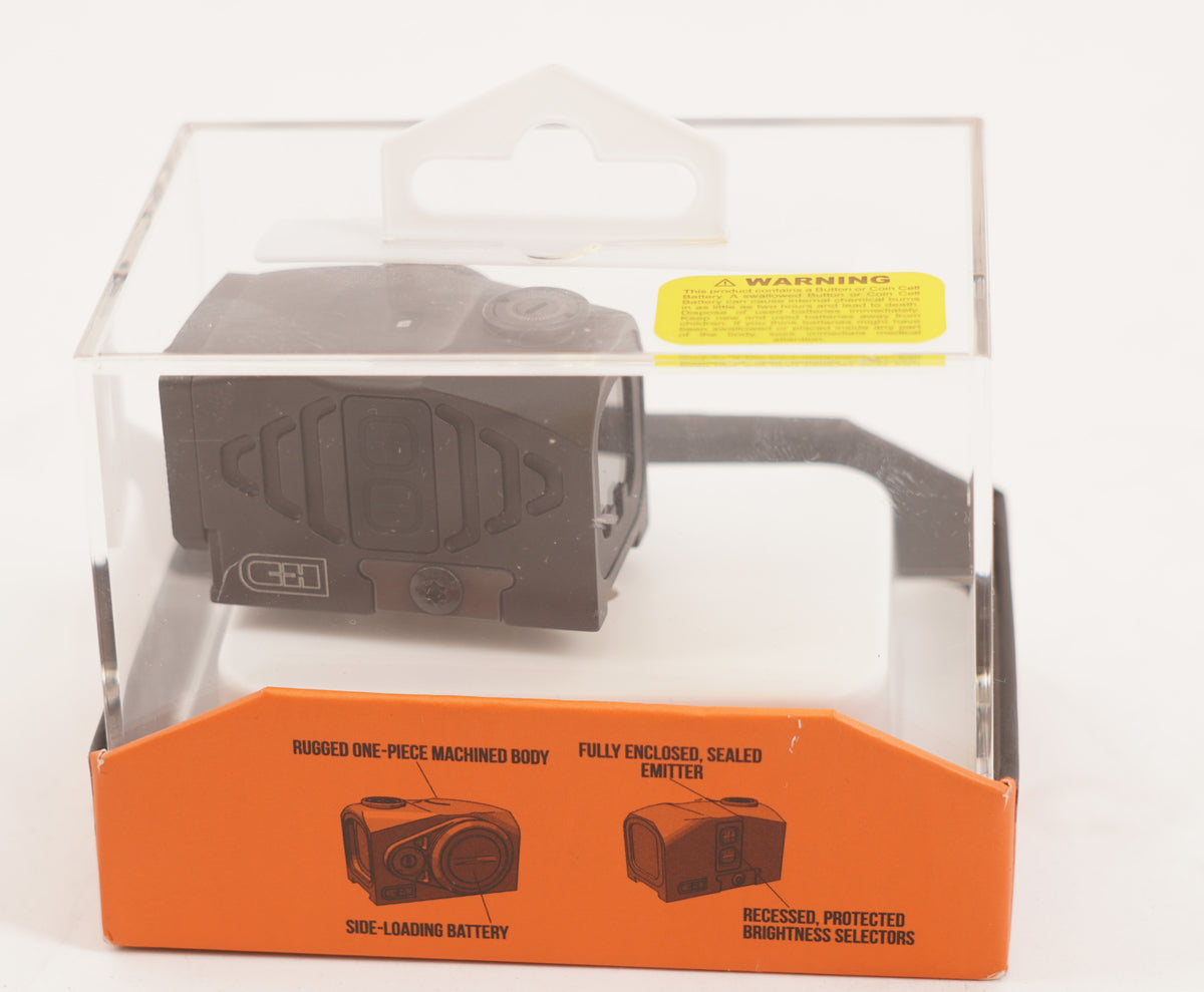 C+H Duty Closed Emitter Green Dot Sight Pistol Optic (3 MOA) (Used)