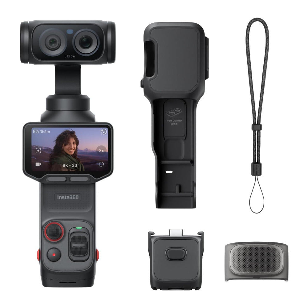 Insta360 Luna Ultra 8K Dual-Lens Gimbal Camera Standard Combo (Cosmic Black)