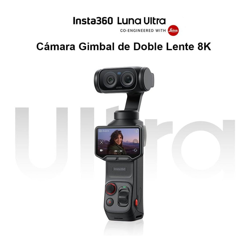 Insta360 Luna Ultra 8K Dual-Lens Gimbal Camera Standard Combo (Cosmic Black)