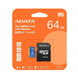 ADATA Technology 64GB Premier microSD/SDHC UHS-I Class 10 Memory Card with Adapter