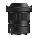 Sigma 12mm F1.4 DC Contemporary Lens for Sony E-Mount Bundle with Software Kit and 64GB SD Card