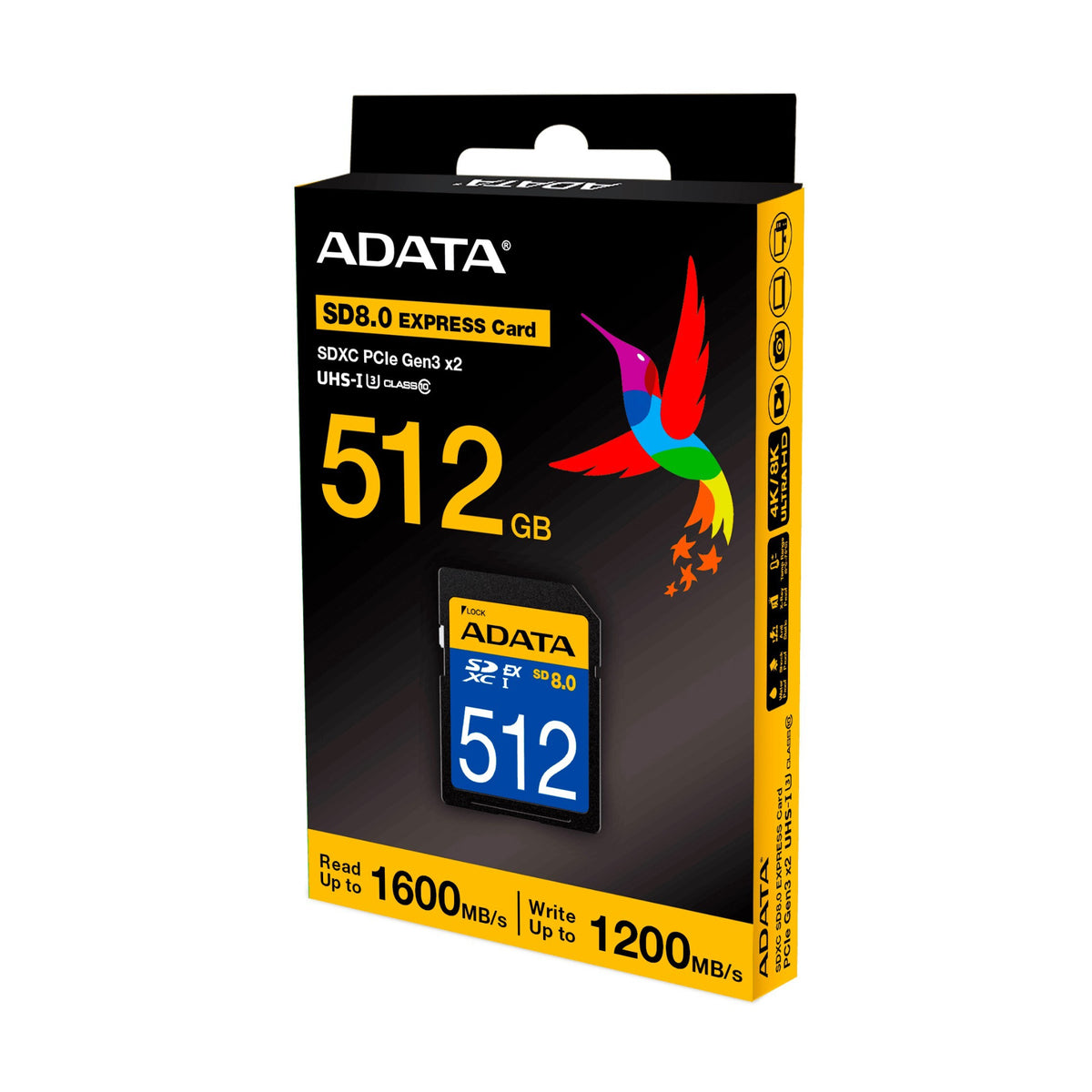 ADATA Technology 512GB SDXC SD8.0 EXPRESS Memory Card (Open Box)