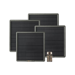 Spypoint SPLB-22 10-Watts Lithium Battery Solar Panel Bundle with High-Speed Card Reader (4-Pack)