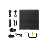 Spypoint SPLB-22 10-Watts Lithium Battery Solar Panel Bundle with High-Speed Card Reader (4-Pack)