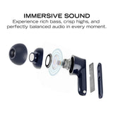 Nautica T710 True Wireless Stereo Earbuds with ANC ENC and 40H Playtime (Black)