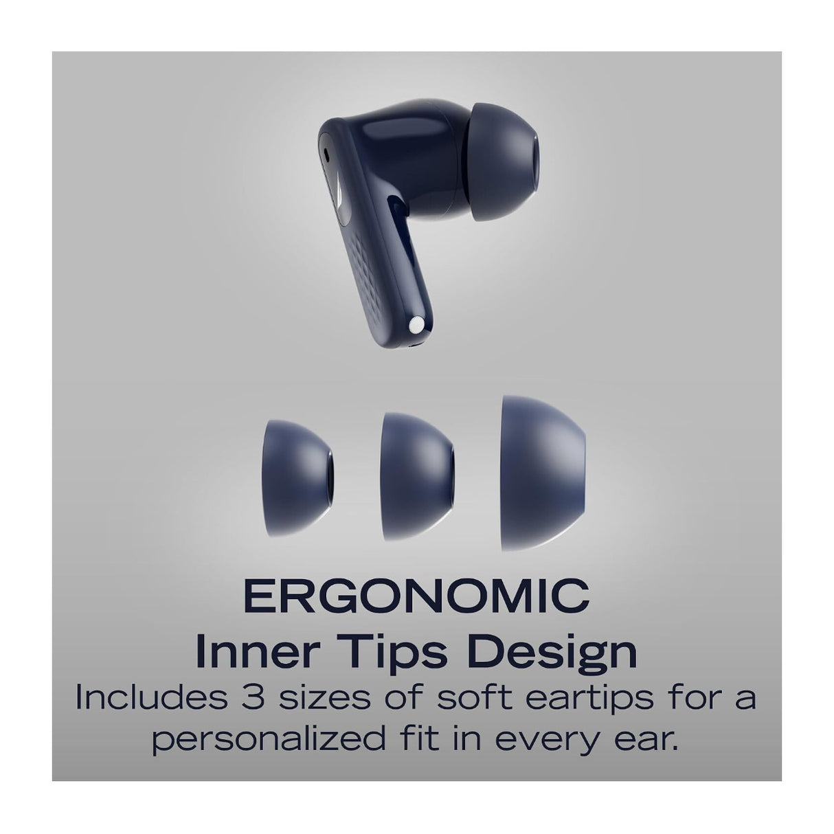 Nautica T710 True Wireless Stereo Earbuds with ANC ENC and 40H Playtime (Black)