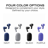 Nautica T710 True Wireless Stereo Earbuds with ANC ENC and 40H Playtime (Black)