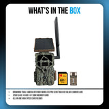 Browning Trail Camera Defender Wireless Pro Scout Max HD Solar (Camo) Bundle