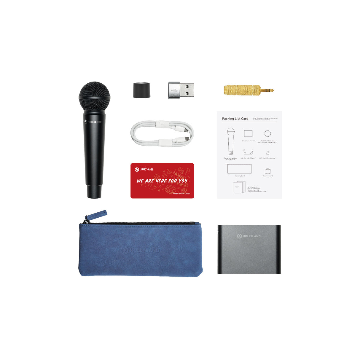 Hollyland MELO P1 Solo Wireless Music Creation System with Space Gray Smart Audio Mixer