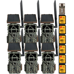 Browning Trail Camera Defender Wireless Pro Scout Max HD Solar (6-Pack) Bundle
