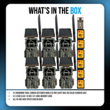 Browning Trail Camera Defender Wireless Pro Scout Max HD Solar (6-Pack) Bundle