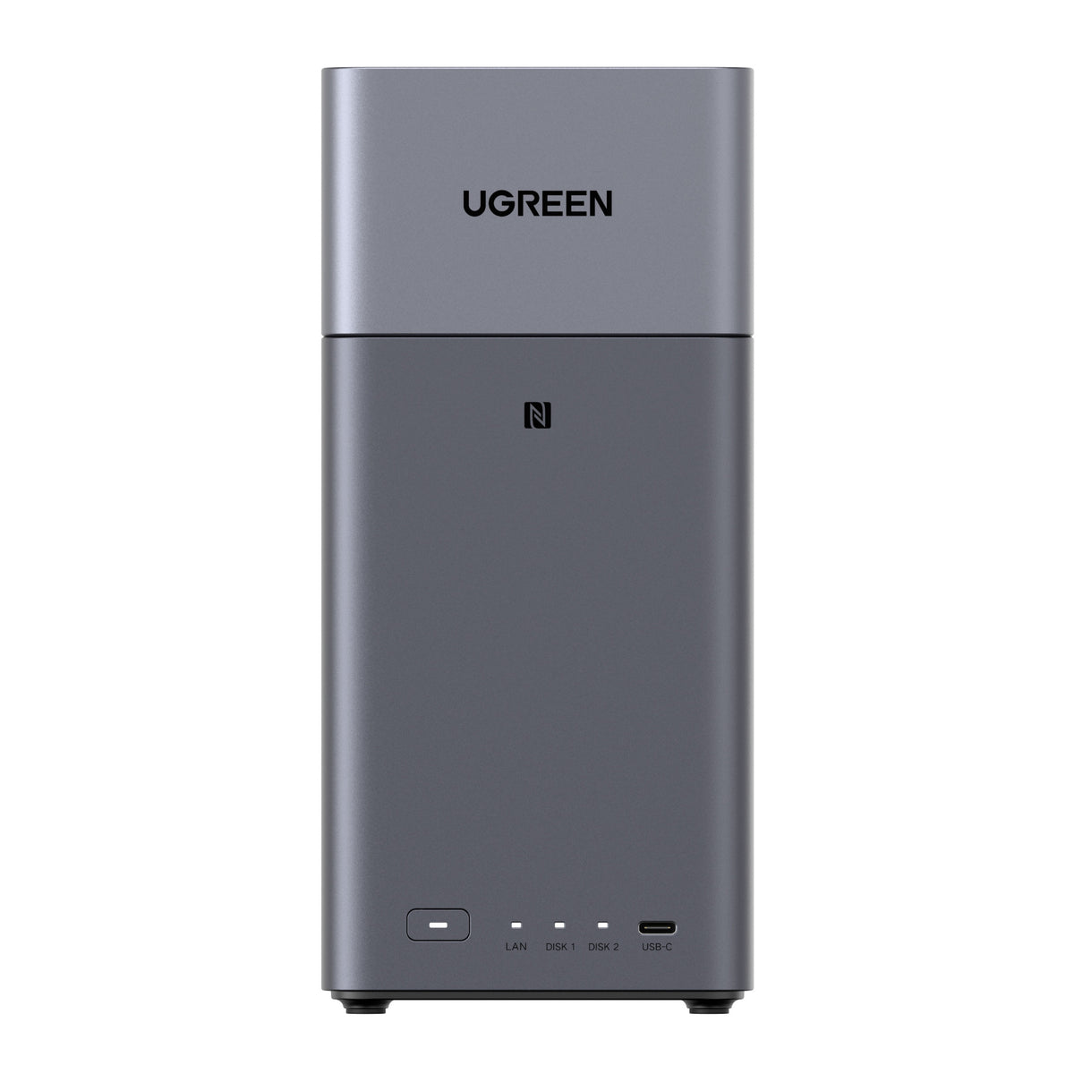 UGREEN NASync DH2300 2-Bay NAS Enclosure 60TB Capacity (Dark Gray)