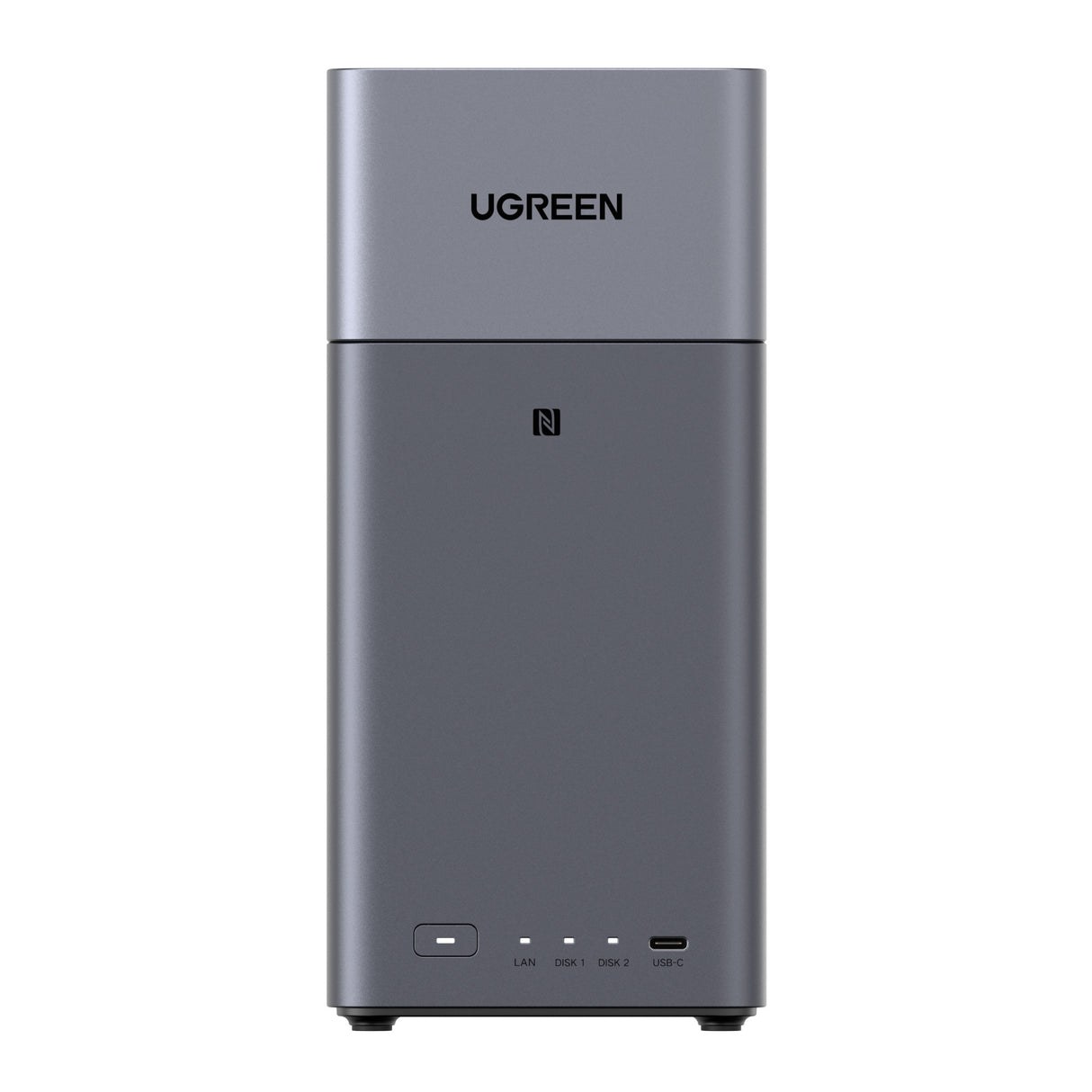 UGREEN NASync DH2300 2-Bay NAS Enclosure 60TB Capacity (Dark Gray)