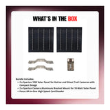 Spartan 10W Solar Panel for GoLive and Ghost Trail Cameras with Bracket Mount Bundle