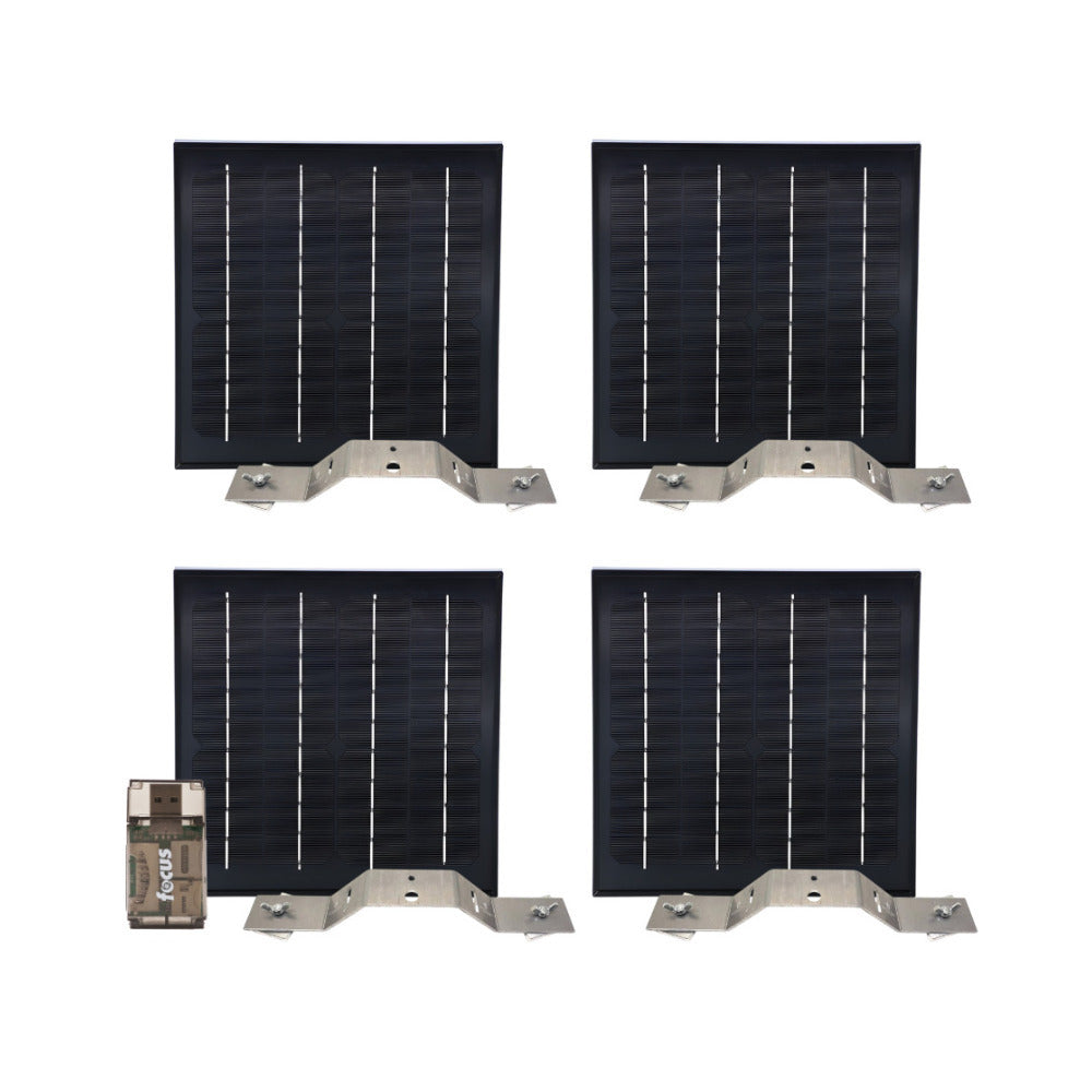 Spartan 10W Solar Panel with Bracket Mount for GoLive and Ghost Cameras Bundle