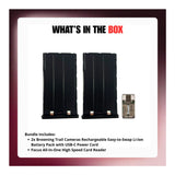 Browning Trail Cameras BTC-LPC2 Rechargeable Li-Ion Easy-to-Swap Battery Bundle (2-Pack)