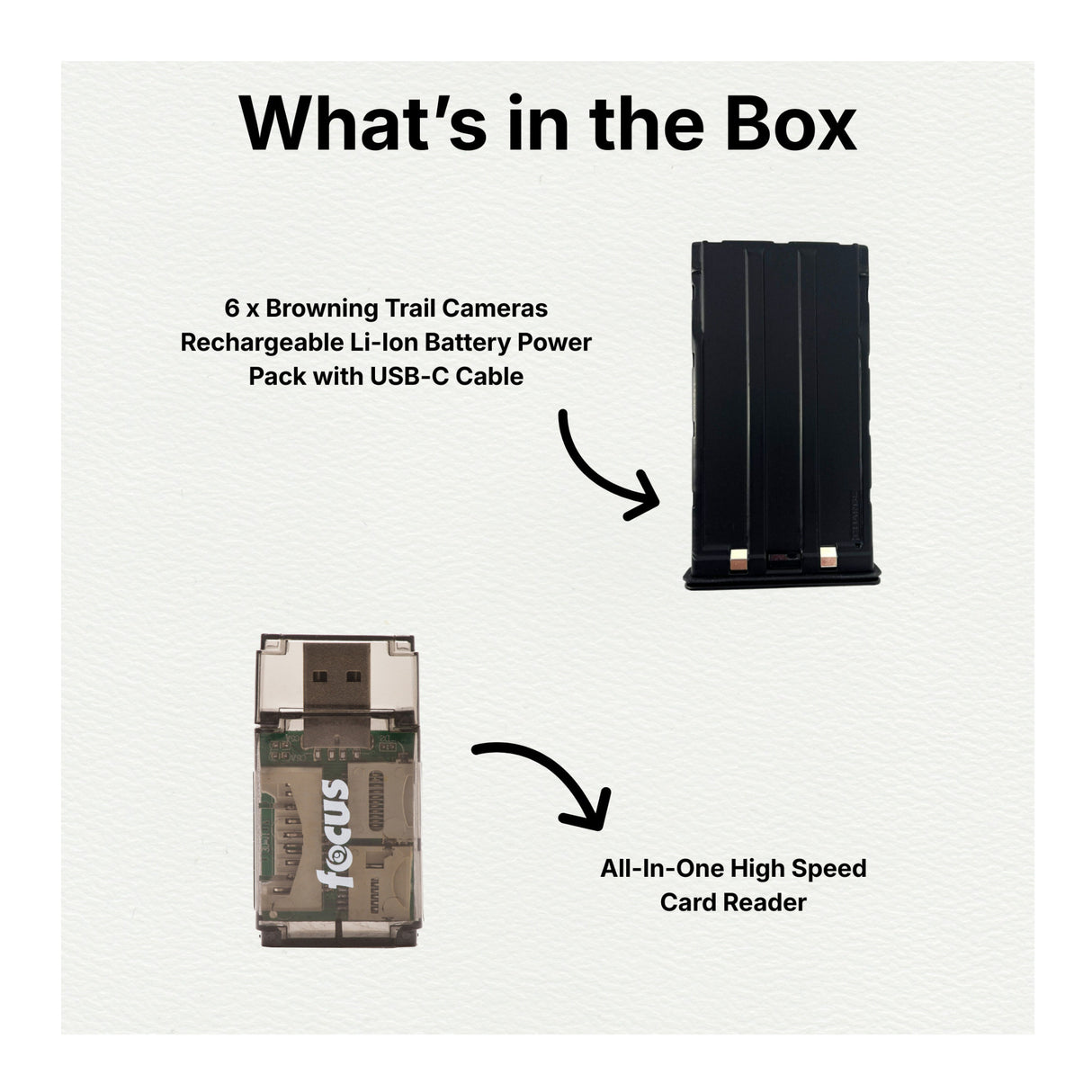 Browning Trail Cameras Rechargeable Battery Power Pack (6-Pack) Bundle