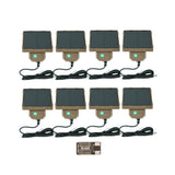 Browning Trail Cameras Universal Solar Camera Power Pack (8-Pack) with Card Reader Bundle