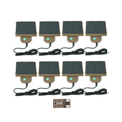 Browning Trail Cameras Universal Solar Camera Power Pack (8-Pack) with Card Reader Bundle