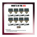 Browning Trail Cameras Universal Solar Camera Power Pack (8-Pack) with Card Reader Bundle