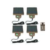 Browning Trail Cameras Universal Solar Camera Power Pack (4-Pack) with Card Reader Bundle