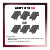 Stealth Cam FieldMax External EX 3000mAh Solar Battery Pack with Solar Panel Bundle