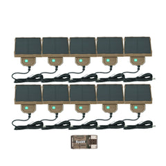 Browning Trail Cameras Universal Solar Camera Power Pack (10-Pack) with Card Reader Bundle