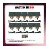 Browning Trail Cameras Universal Solar Camera Power Pack (10-Pack) with Card Reader Bundle