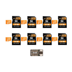 Spypoint MicroSD-32GB Memory Card (8-Pack) with Reader Bundle