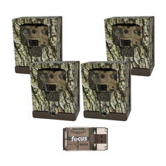 Browning Trail Cameras Sub-Micro Security Box (4-Pack) Bundle with Card Reader