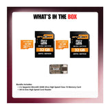 Spypoint MicroSD-32GB Memory Card (2-Pack) with Reader Bundle