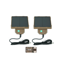 Browning Trail Cameras Universal Solar Camera Power Pack (2-Pack) with Card Reader Bundle