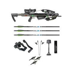 Killer Instinct BOSS 405 FPS Crossbow with Crank and Broadheads Bundle