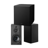 Sony SA-CS9M2 10-Inch Powered Active Subwoofer with Bookshelf Speakers Bundle