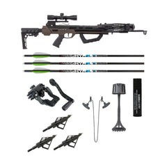 Killer Instinct Rapid 420 Crossbow with Crank and Broadheads Bundle