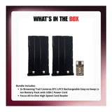 Browning Trail Cameras BTC-LPC3 Rechargeable Li-Ion Battery Bundle (2-Pack)