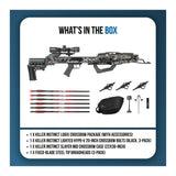 Killer Instinct LogiX DC Crossbow Bundle with Bolts, Case and Broadheads