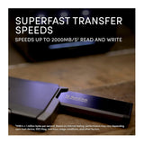 Sandisk Professional 1TB PRO-Blade Transport Portable and Modular NVMe SSD