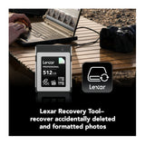 Lexar Professional DIAMOND 512GB CFexpress 4.0 Type-B Memory Card for 8K Video