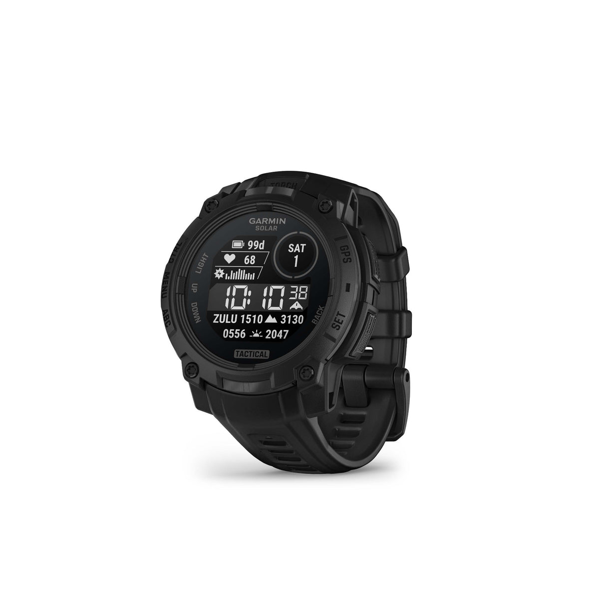 Garmin Instinct 3 45mm Black Solar Smartwatch Bundle with T710 Wireless Earbuds
