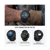 Garmin Instinct 3 45mm Black AMOLED GPS Smartwatch Bundle with T710 Earbuds