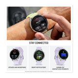 Garmin Venu 4 41mm Silver/Periwinkle Fitness Smartwatch Bundle with T710 True Wireless Earbuds