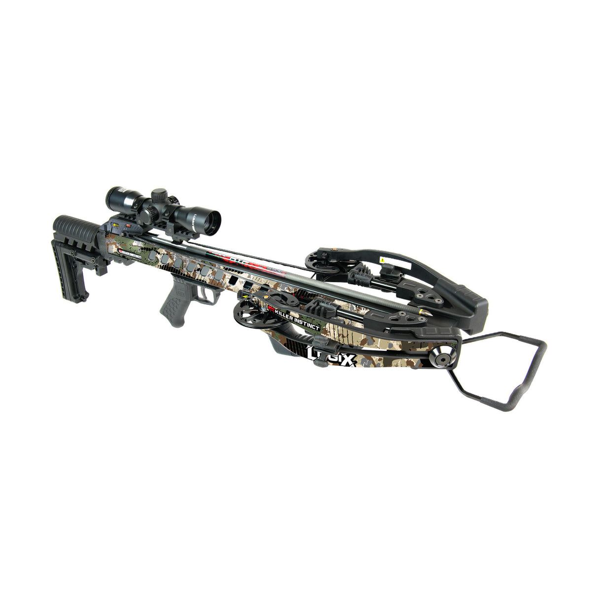 Killer Instinct LogiX DC 435 FPS Crossbow Bundle with Crank, Bolts, Case and Broadheads