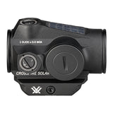 Crossfire II 1x 2 MOA Solar Green Dot Sight with Motion Activation