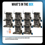 Yellowstone Y2 4G-LTE Wide Lens Cellular Trail Camera (10-Pack) Bundle with Card Reader