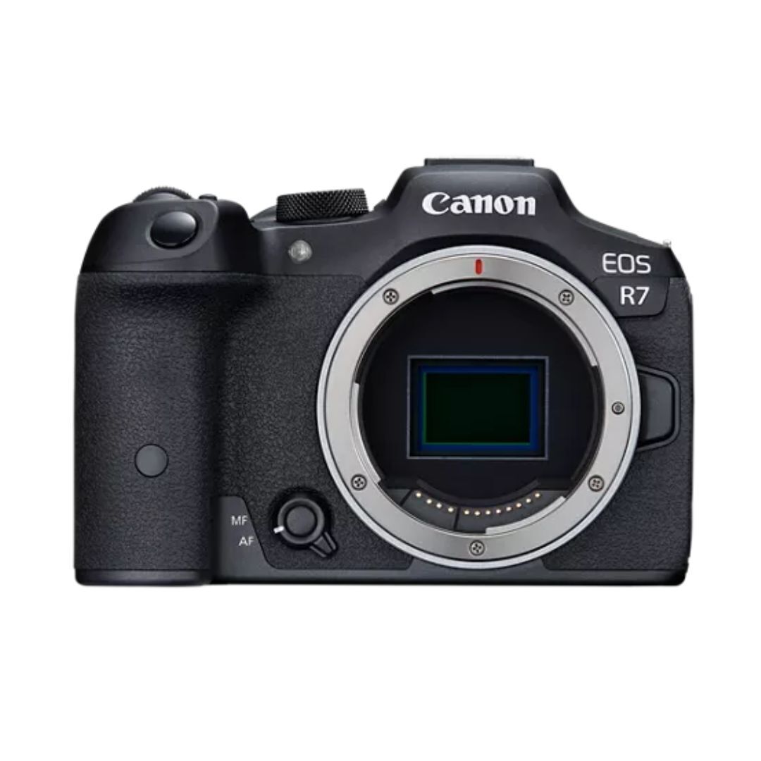 Canon EOS R7 Mirrorless Camera with 18-45mm Lens Content Creator Bundle