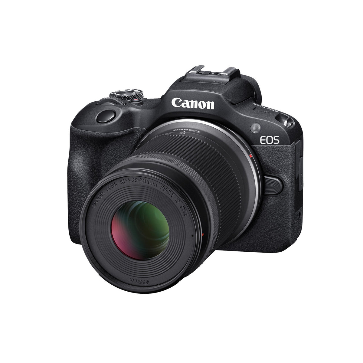 Canon EOS R100 Mirrorless Camera with 18-45mm and 55-210mm Lenses Bundle