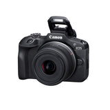 Canon EOS R100 Mirrorless Camera with 18-45mm and 55-210mm Lenses Bundle